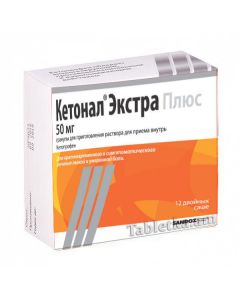 Ketonal extra plus sachet  50mg